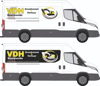 Auto belettering A7 Reclame Zuidbroek